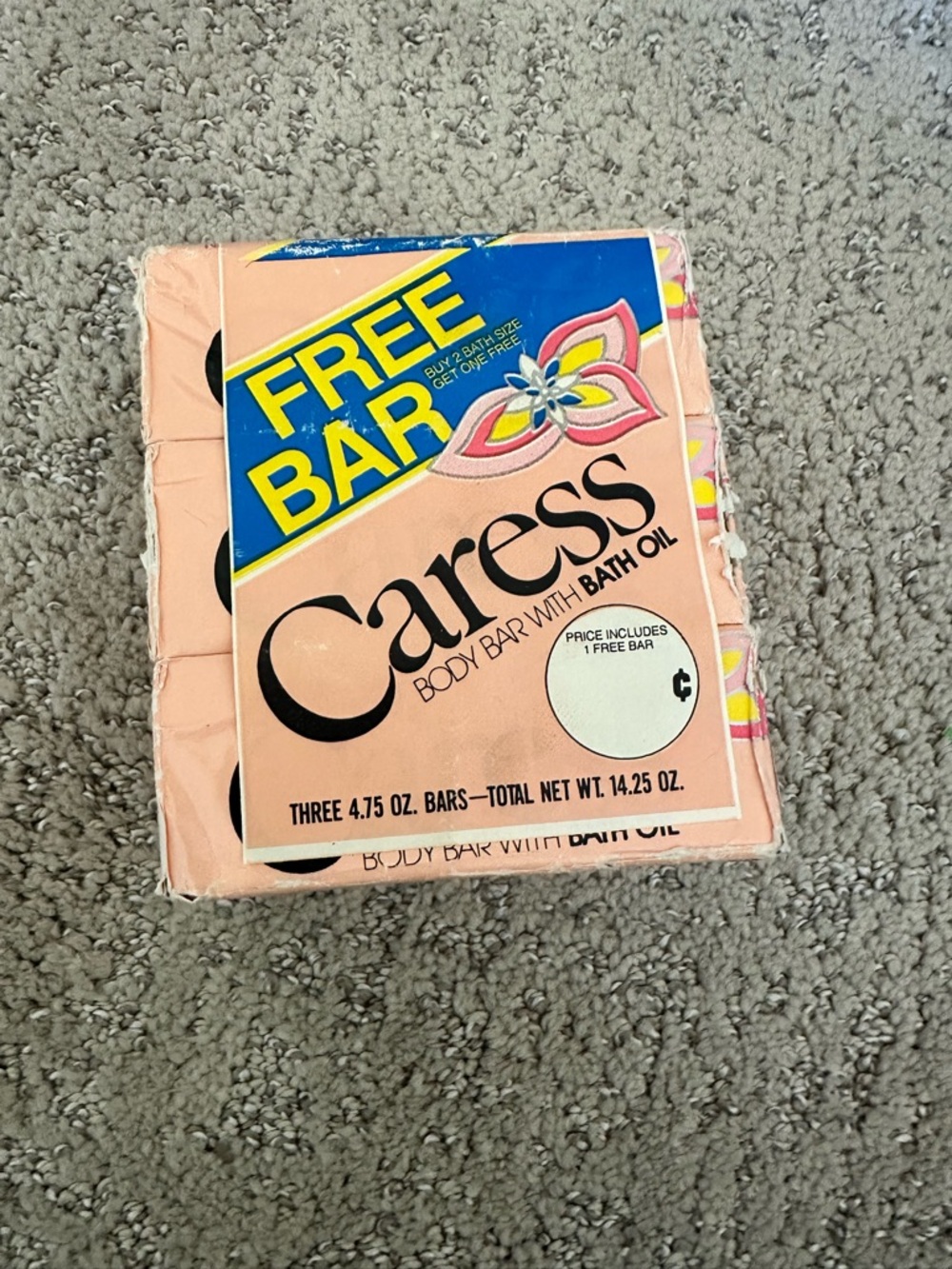 Caress Free Bar Body Bar - Pink Packaging